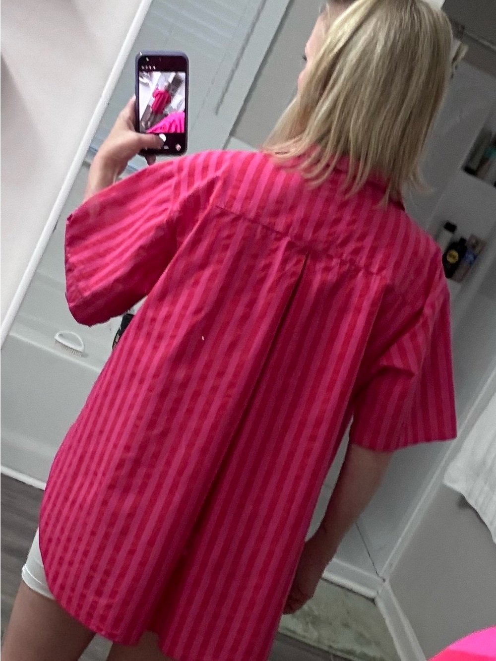 Nettle Studios Sour Cherry Striped Tulip Top OS- NWOT - Picture 13 of 13